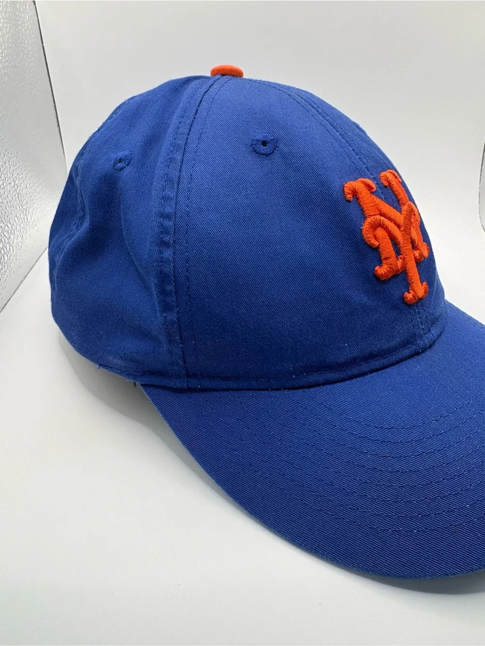 New York Mets Youth Adjustable MLB Baseball Hat Blue Orange OC Sports